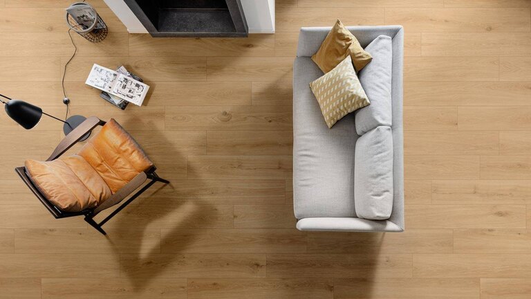 Houtlook vloertegels voor de woonkamer